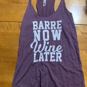 Barre tank top